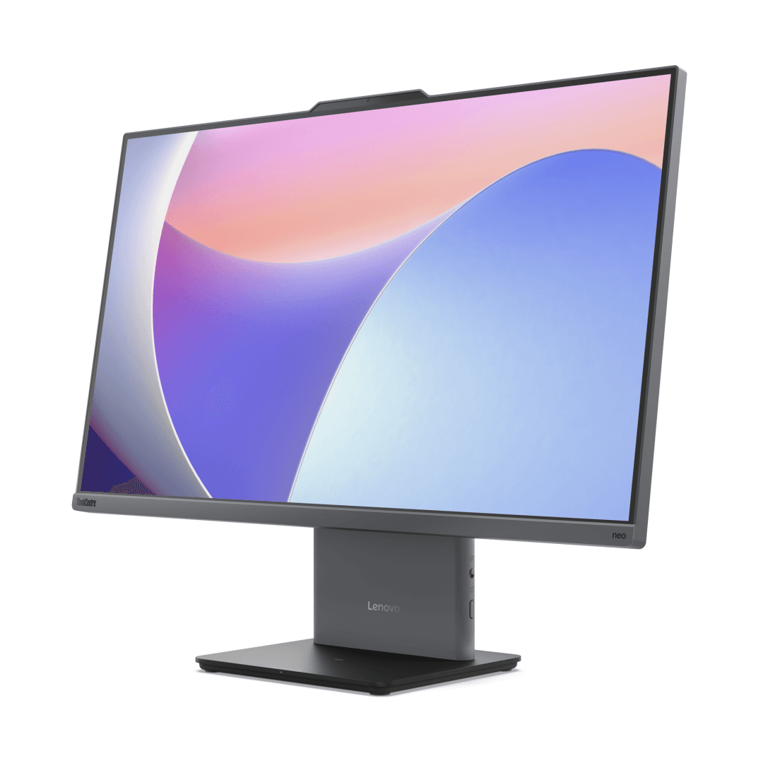 All-in-One Lenovo ThinkCentre neo 50a 27 Gen 5 AIO (27 inches) , 27" FHD (1920x1080) IPS Anti-glare 300nits, 99% sRGB, Touch, Intel® Core 7 240H, 10C (6P + 4E) / 16T, P-core 2.5 / 5.2GHz, E-core 1.8 / 4.0GHz, 24MB, RAM 2x 16GB SO-DIMM DDR5-5200, SSD 1TB SSD M.2 2280 PCIe® 4.0x4 NVMe® Opal 2.0