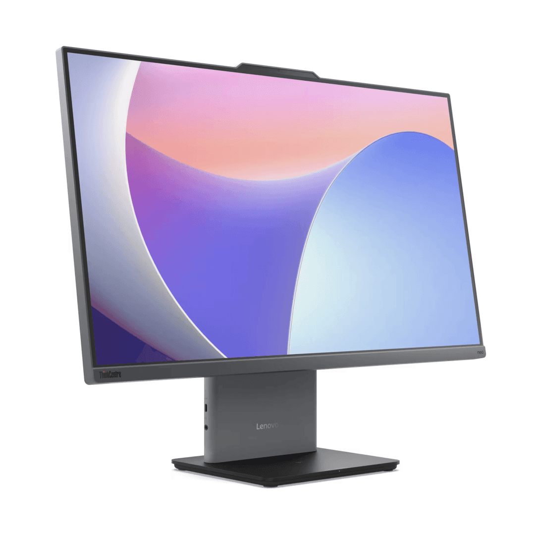 All-in-One Lenovo ThinkCentre neo 50a 27 Gen 5 AIO (27 inches) , 27" FHD (1920x1080) IPS Anti-glare 300nits, 99% sRGB, Touch, Intel® Core 7 240H, 10C (6P + 4E) / 16T, P-core 2.5 / 5.2GHz, E-core 1.8 / 4.0GHz, 24MB, RAM 2x 16GB SO-DIMM DDR5-5200, SSD 1TB SSD M.2 2280 PCIe® 4.0x4 NVMe® Opal 2.0