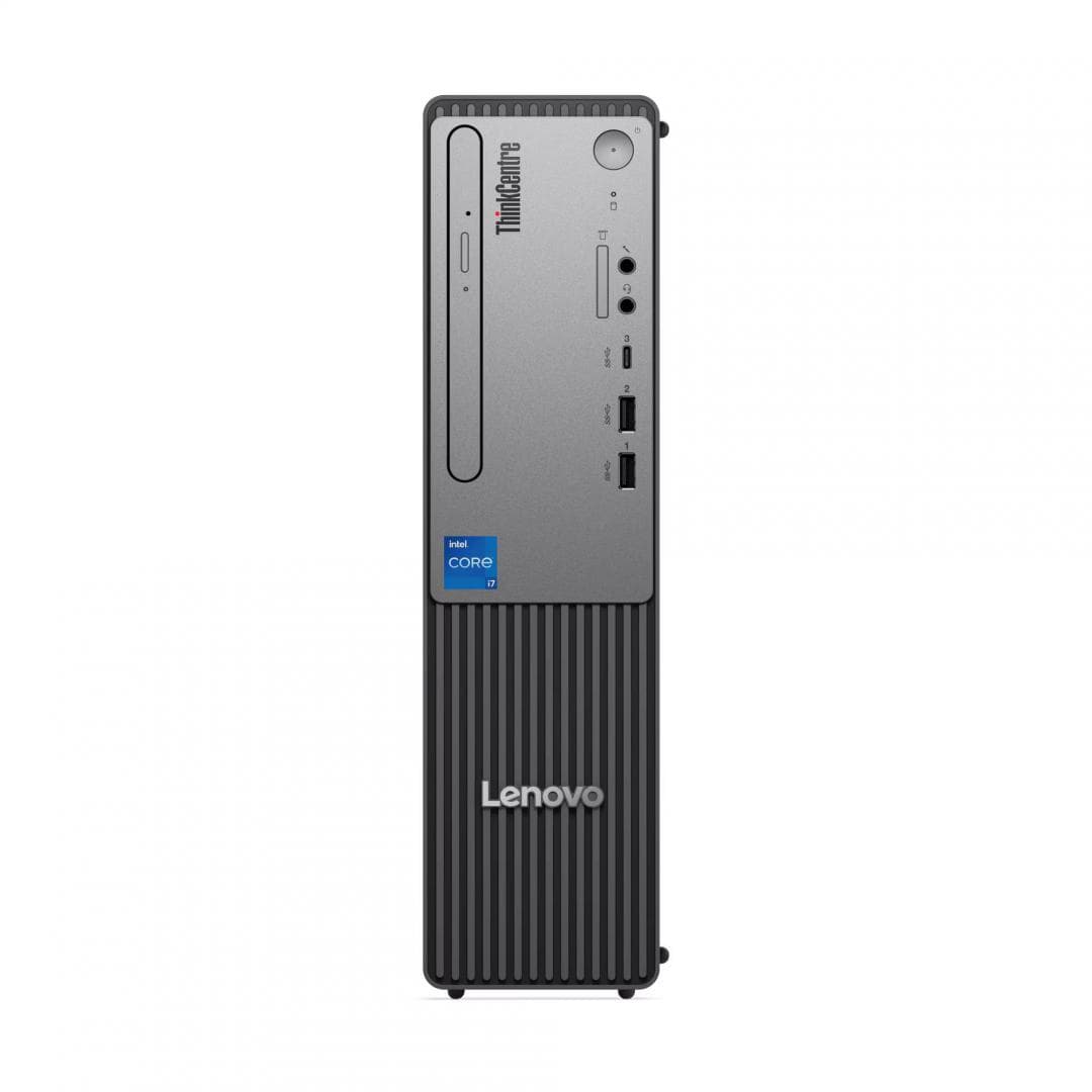 Desktop Lenovo ThinkCentre neo 50s Gen 5 SFF, Intel Core i3-14100, 4C (4P + 0E) / 8T, P-core 3.5 / 4.7GHz, 12MB Intel Smart Cache, RAM 1x 16GB UDIMM DDR5-5600, SSD 512GB SSD M.2 2280 PCIe 4.0x4 NVMe Opal 2.0, Video: Integrated Intel UHD Graphics 730, Optic: None, Card reader: 3-in-1 Card Reader