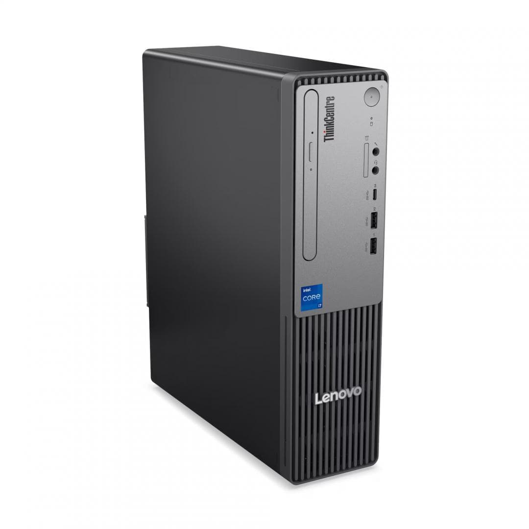 Desktop Lenovo ThinkCentre neo 50s Gen 5 SFF, Intel Core i3-14100, 4C (4P + 0E) / 8T, P-core 3.5 / 4.7GHz, 12MB Intel Smart Cache, RAM 1x 16GB UDIMM DDR5-5600, SSD 512GB SSD M.2 2280 PCIe 4.0x4 NVMe Opal 2.0, Video: Integrated Intel UHD Graphics 730, Optic: None, Card reader: 3-in-1 Card Reader