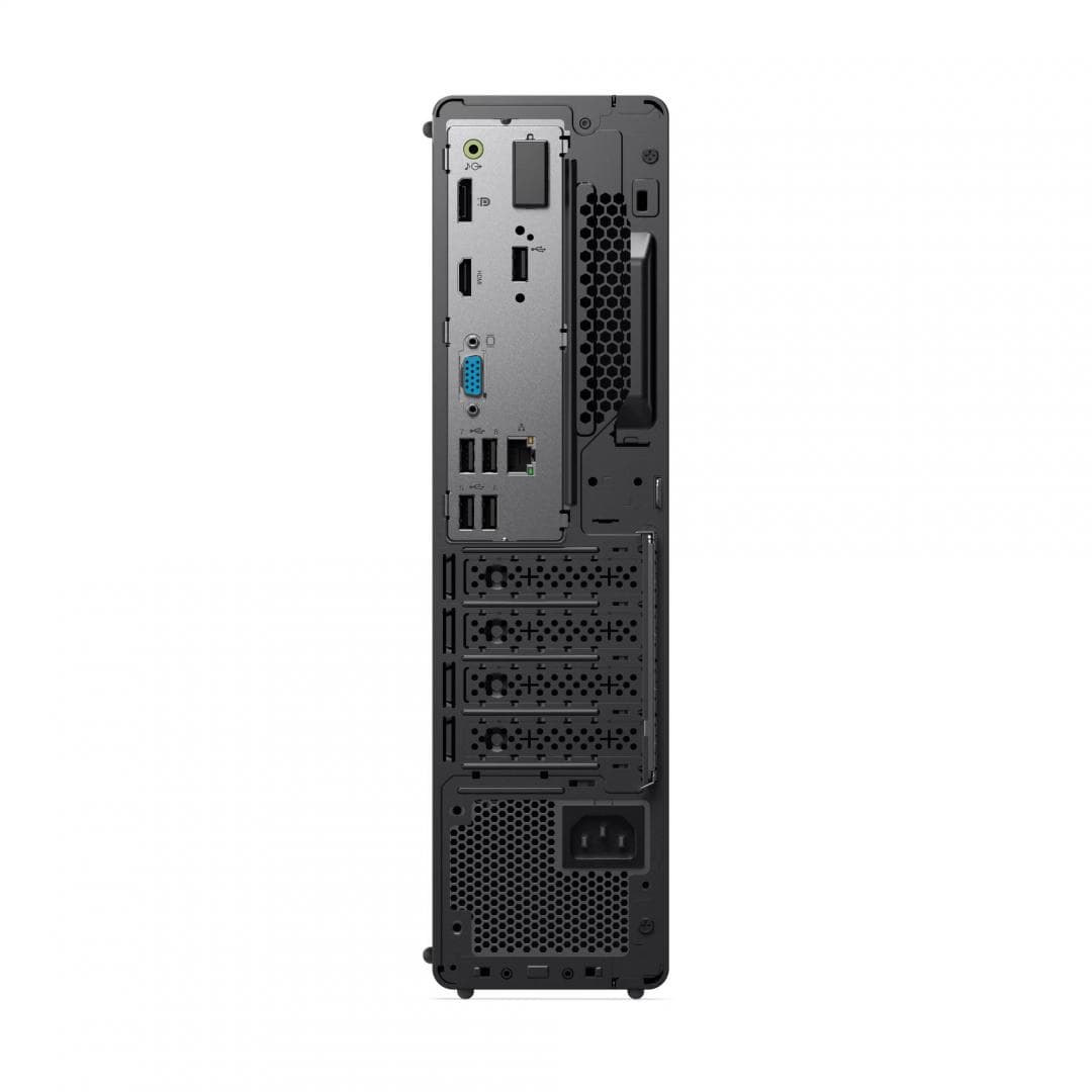 Desktop Lenovo ThinkCentre neo 50s Gen 5 SFF, Intel Core i3-14100, 4C (4P + 0E) / 8T, P-core 3.5 / 4.7GHz, 12MB Intel Smart Cache, RAM 1x 16GB UDIMM DDR5-5600, SSD 512GB SSD M.2 2280 PCIe 4.0x4 NVMe Opal 2.0, Video: Integrated Intel UHD Graphics 730, Optic: None, Card reader: 3-in-1 Card Reader
