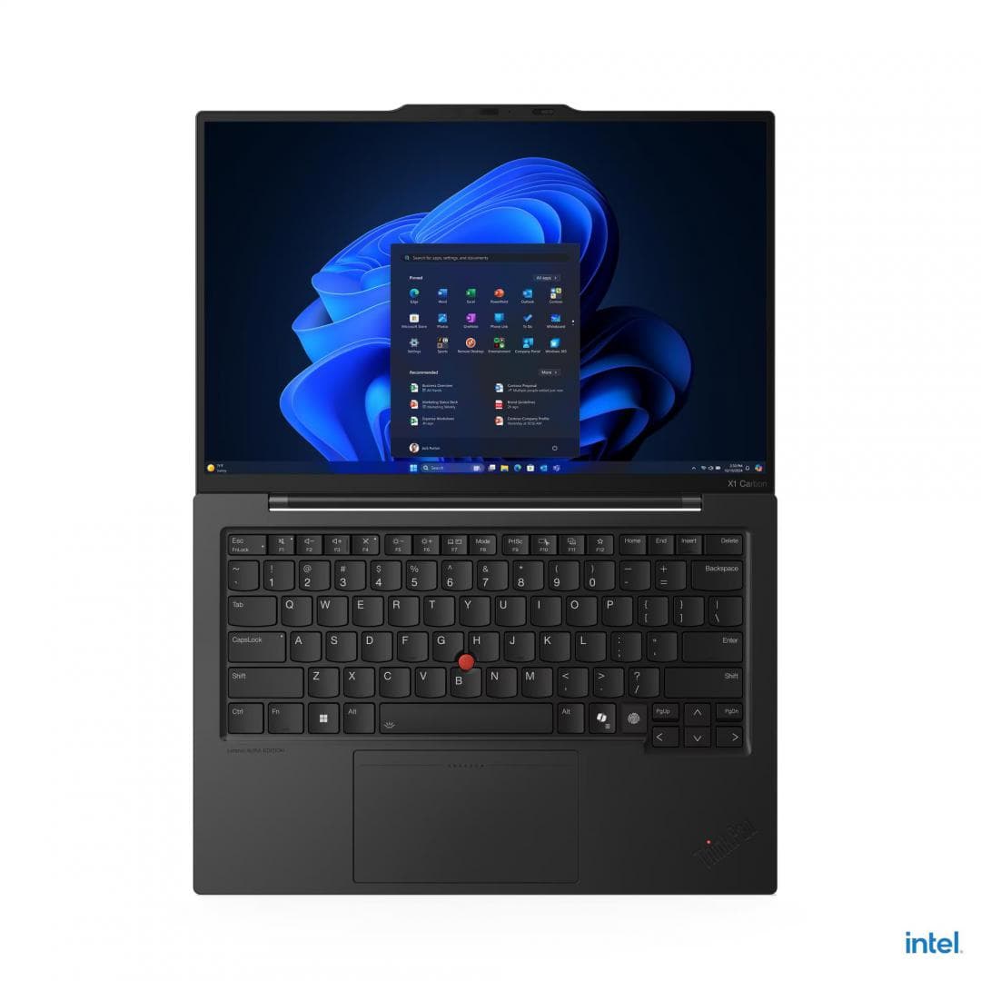 Laptop Business Lenovo ThinkPad X1 Carbon Gen 13 Aura Edition, cu procesor Intel Core Ultra 7 265U, 14'' OLED Touch, 64 GB LPDDR5x, 2 TB SSD, Intel Graphics, Windows 11 Pro