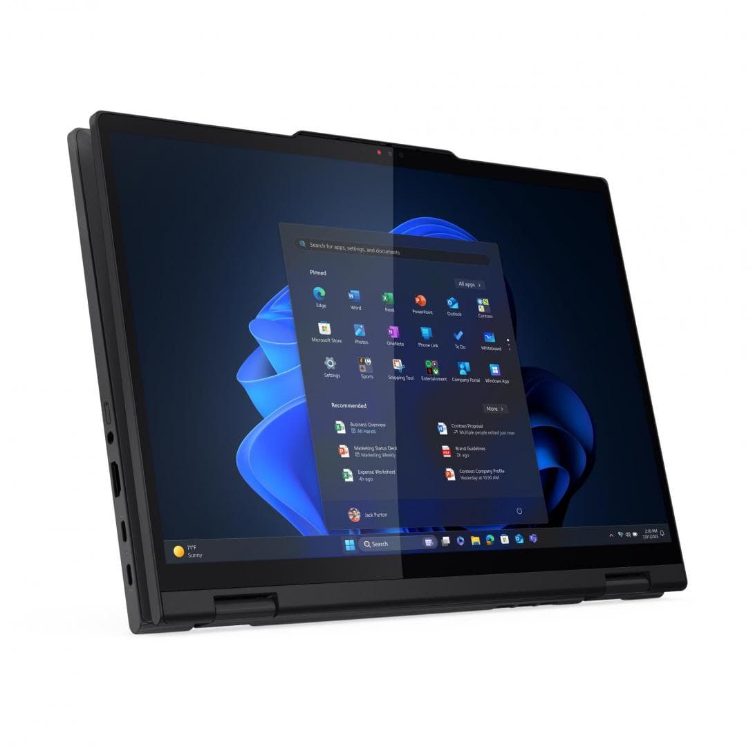 Laptop Business Lenovo ThinkPad T14s 2-in-1 Gen 1, cu procesor Intel Core Ultra 7 255U, 14'' IPS Touch, 32 GB LPDDR5x, 1 TB SSD, Intel Graphics, Windows 11 Pro