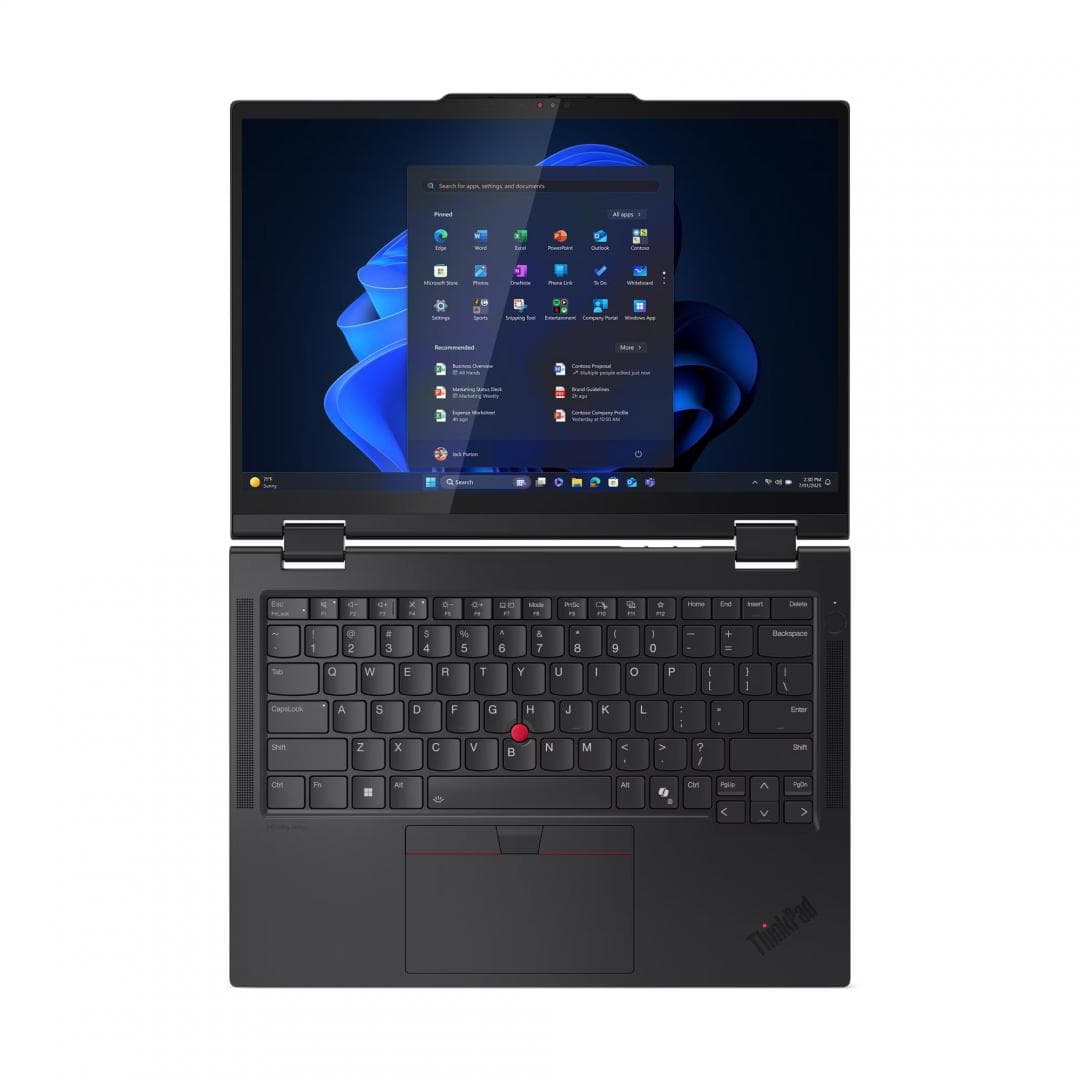 Laptop Business Lenovo ThinkPad T14s 2-in-1 Gen 1, cu procesor Intel Core Ultra 7 255U, 14'' IPS Touch, 32 GB LPDDR5x, 1 TB SSD, Intel Graphics, Windows 11 Pro