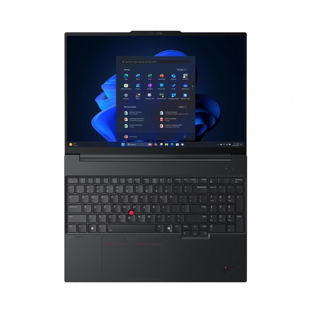 Laptop Business Lenovo ThinkPad E16 Gen 3, cu procesor Intel Core Ultra 5 225U, 16'' IPS WUXGA, 32 GB DDR5, 1 TB SSD, Intel Graphics, Fr OS