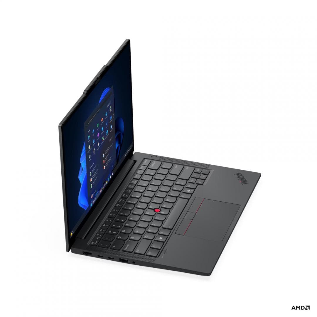 Laptop Business Lenovo ThinkPad E14 Gen 7, cu procesor AMD Ryzen 7 250, 14'' IPS, 16 GB DDR5, 512 GB SSD, AMD Radeon 780M, Windows 11 Pro
