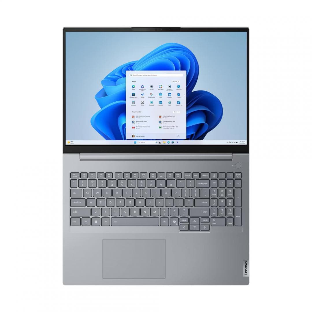 Laptop SMB Lenovo ThinkBook 16 G9 IRL, cu procesor Intel Core 5 210H, 16'' IPS, 32 GB DDR5, 1 TB SSD, Intel UHD Graphics, Windows 11 Pro