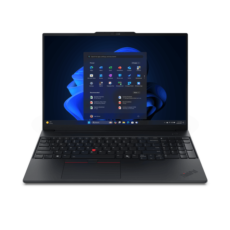 Laptop Business Lenovo ThinkPad E16 Gen 3, cu procesor Intel Core Ultra 5 228V, 16'' IPS, 32 GB LPDDR5x, 1 TB SSD, Intel Arc 130V, Fr OS