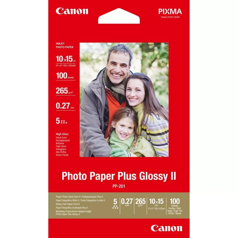 CANON PP-201S 10x15CM GLOSSY PHOTO PAPER