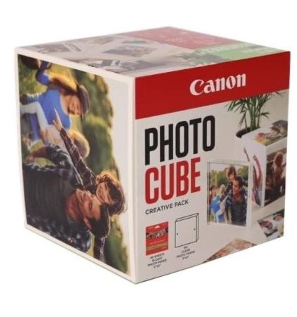 CANON PP-201 13x13CM PHOTO CUBE WH/OR, 40 coli, 1 x rama foto.