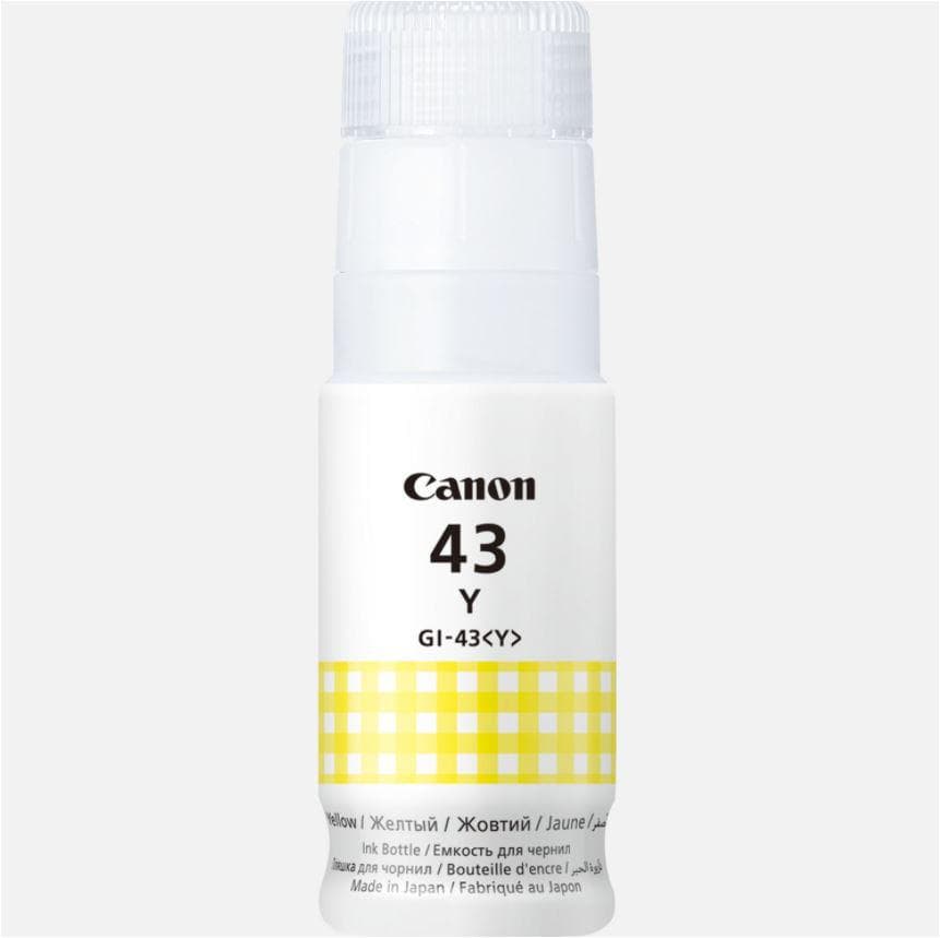 Cartus cerneala Canon GI-43Y, culoare yellow, capacitate 3800 pagini,60ml,pentru Canon Pixma G540, G640.