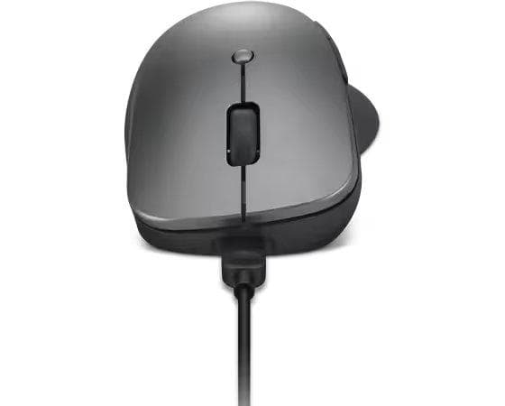 Lenovo Professional Bluetooth Rechargeable Mouse, Color Storm grey, Cable Length/Type USB-A to USB-C Charging Cable, length 50 cm (19.7 inches), Battery Life Up to 3 months in single charge (may vary based on usage), DPI - Three-stage DPI setting (800, 1600, 2400 as default), can be set from 800 to