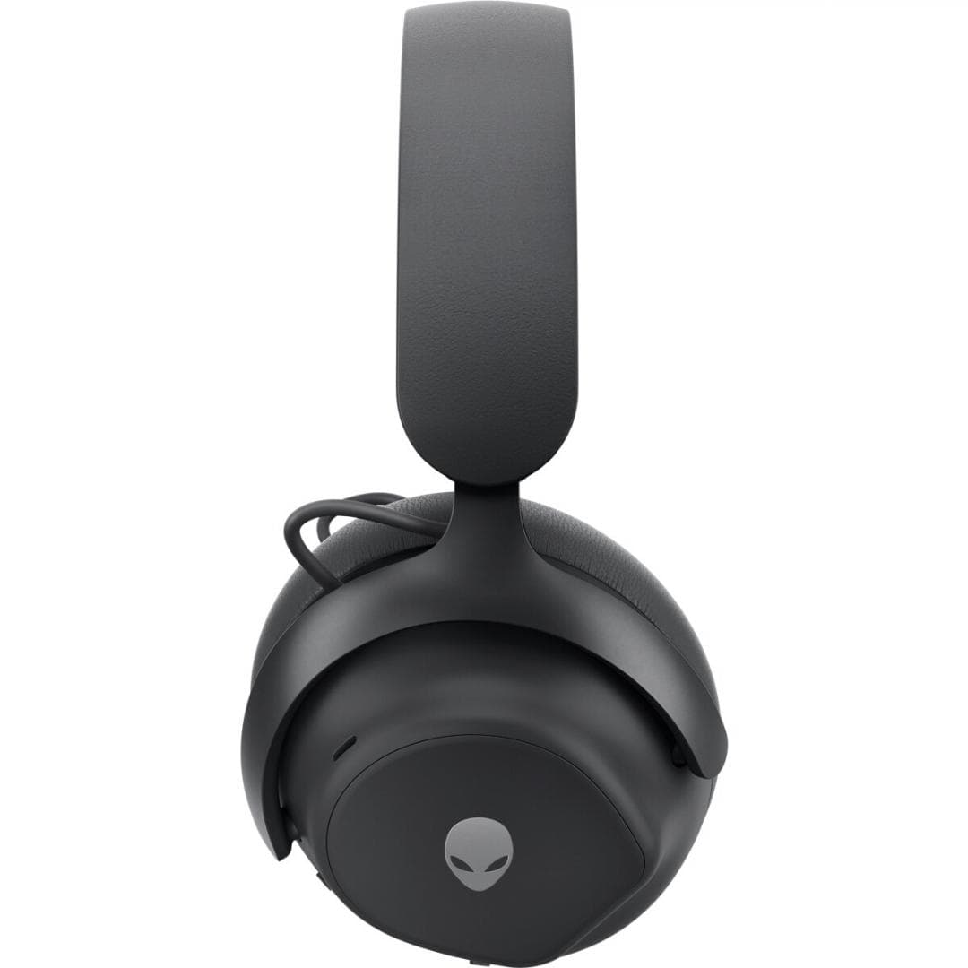 Alienware Pro Wireless Gaming Headset, Connectivity Technology: Wired/Wireless, Wireless Technology: Bluetooth, Wireless Operating Distance: 30m, Bluetooth Standard: Bluetooth 5.3, Impedance: 32 Ohm, Features: 50mm graphene-coated drivers, 2-mic AI noise cancellation, ANC, Noise Canceling: Yes, Fast