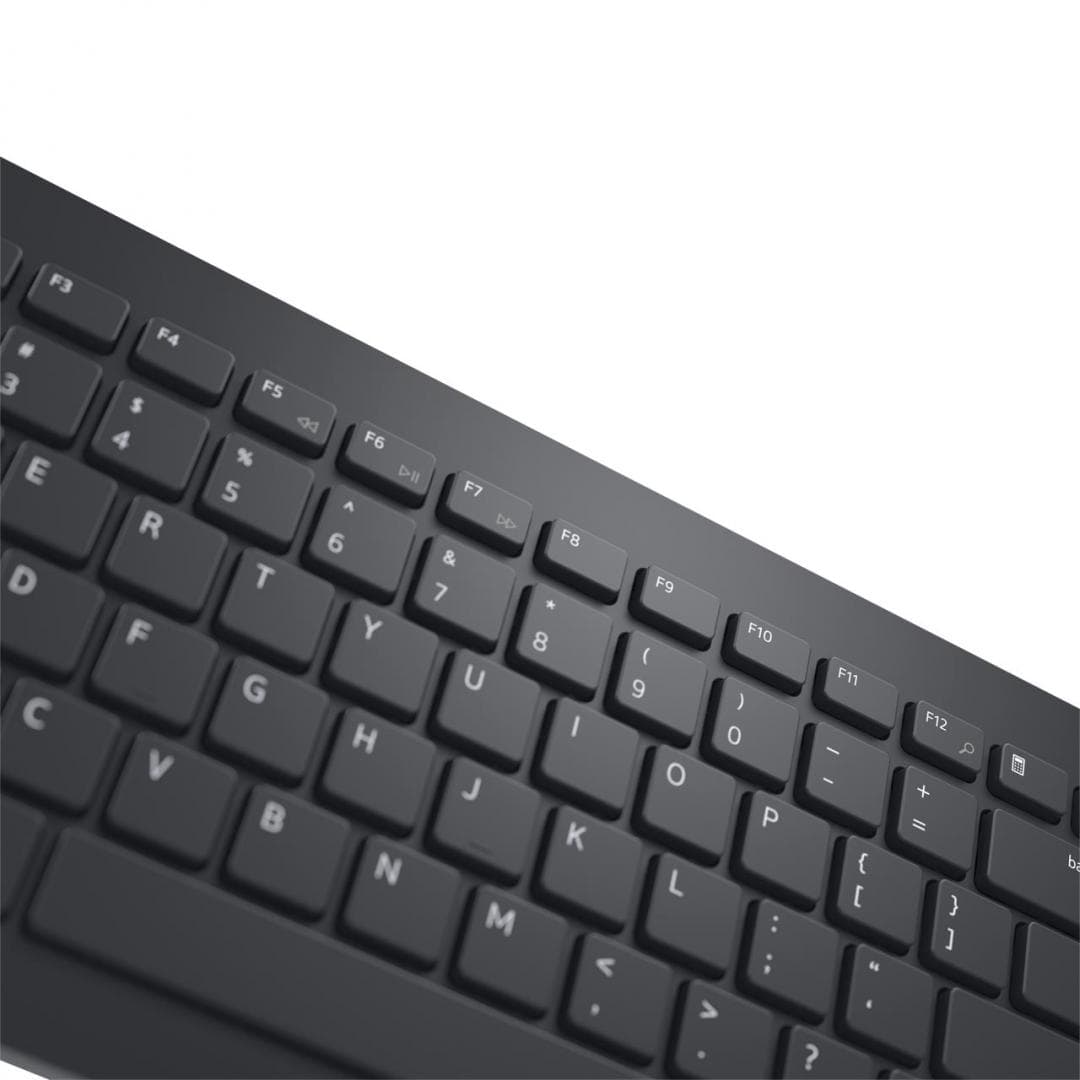 Dell Kit Mouse and Keyboard KM3322W Wireless, QWERTZ Romanian Layout, Device Type: Keyboard and mouse set, Wireless Receiver: USB wireless receiver, Connectivity Technology: Wireless, Interface: 2.4 GHz, Keyboard: Adjustable Height: Yes, Hot Keys Function: Volume, mute, Keyboard Technology: Plunger