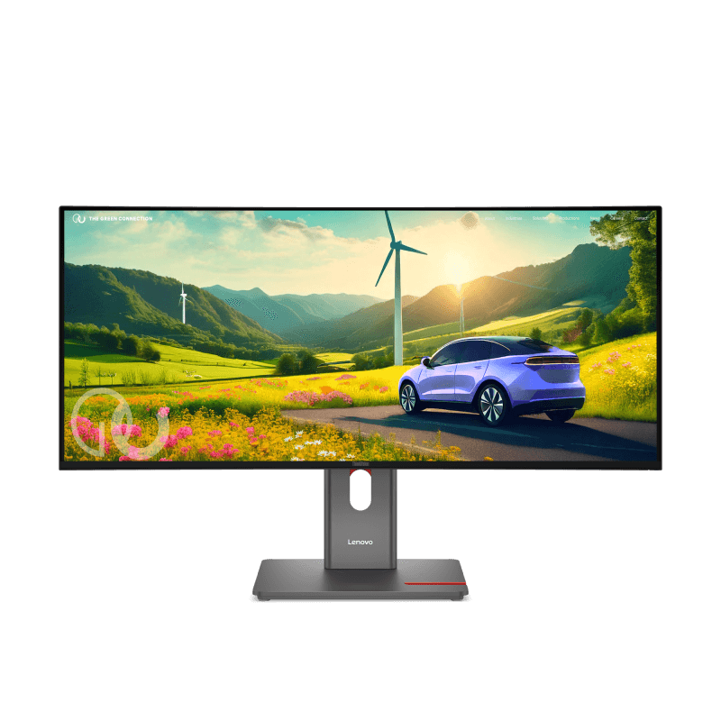 Lenovo ThinkVision P34WD-40. Display diagonal: 86.4 cm (34"), Display resolution: 3440 x 1440 pixels, HD type: Wide Quad HD, Display  technology: LCD, Response time: 6 ms, Native aspect ratio: 21:9, Viewing angle, horizontal: 178°, Viewing angle, vertical: 178°. Built-in speaker(s). Built-in USB