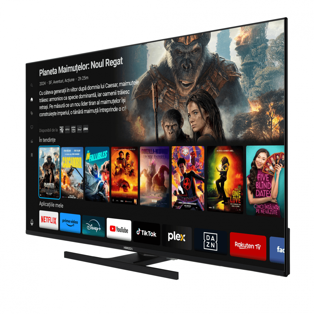 QLED TV HORIZON SMART 65HQ8560U/D, 65" D-LED, 4K Ultra HD, DVB-S2/T2/C, CME 800Hz, TiVo, Contrast 5000:1, 250 cd/m2, 1x CI+, 3x HDMI (v2.1), 2x USB(v2.0), 1x Optic, 1x AUX, 1x LAN(RJ45), USB Player (AVI,MKV, H.265/HEVC, JPEG), HDR10, Dolby Vision + Dolby Atmos, Hotel TV Mode (Passive), VESA 400 x