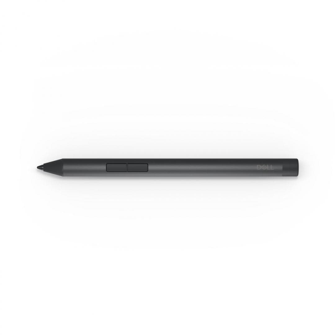 Dell Active Pen PN5122W, Active stylus, Colour: Black, Buttons Qty: 2, Features: Pressure sensitivity, Pressure Levels: 4096, Included Accessories: Nib removal tool, nibs (2 pcs.), AAAA battery, Dimensions (WxDxH): 0.95 cm x 0.95 cm x 14 cm, Weight: 14.2 g, Run Time (Up To): 12 months, 3y warranty