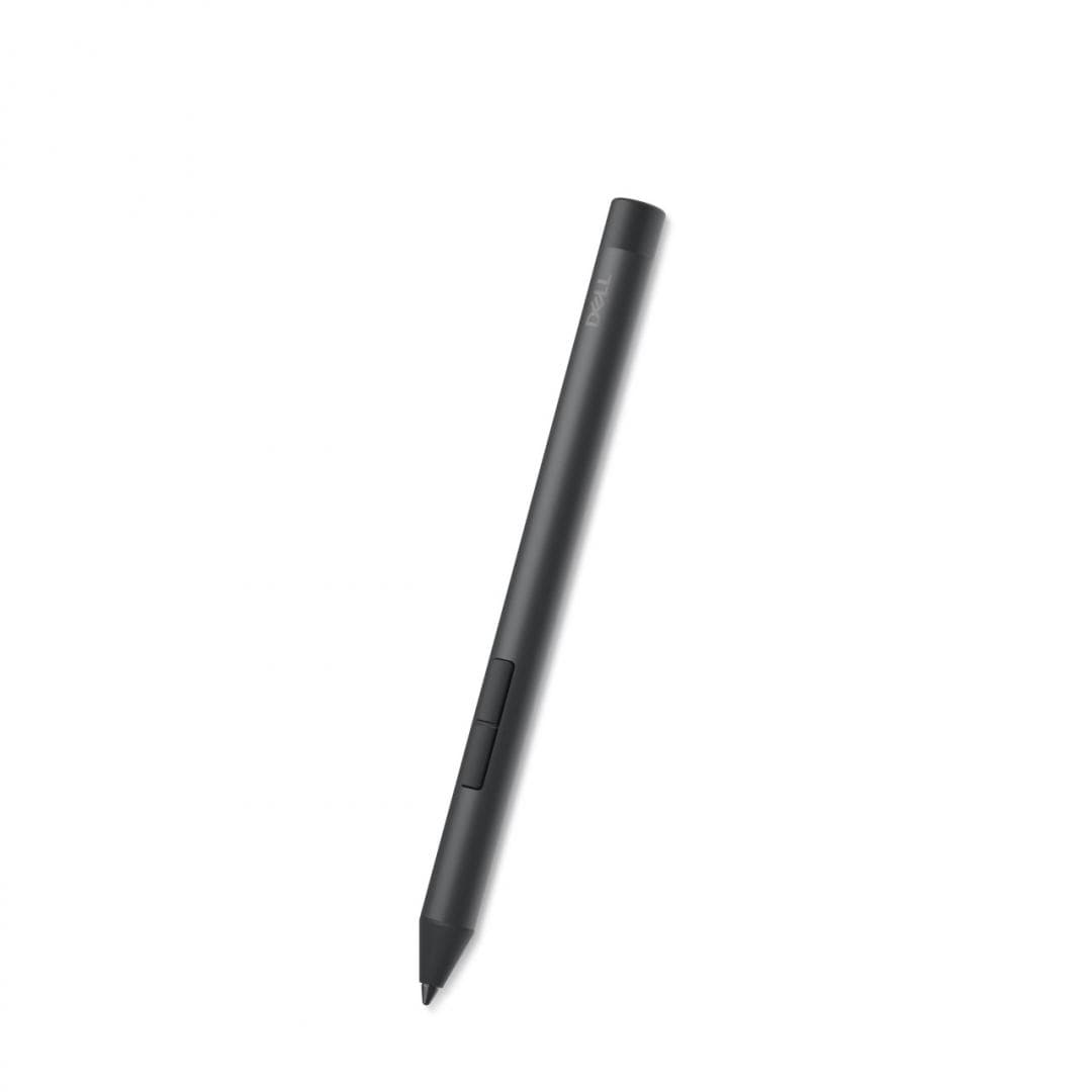 Dell Active Pen PN5122W, Active stylus, Colour: Black, Buttons Qty: 2, Features: Pressure sensitivity, Pressure Levels: 4096, Included Accessories: Nib removal tool, nibs (2 pcs.), AAAA battery, Dimensions (WxDxH): 0.95 cm x 0.95 cm x 14 cm, Weight: 14.2 g, Run Time (Up To): 12 months, 3y warranty