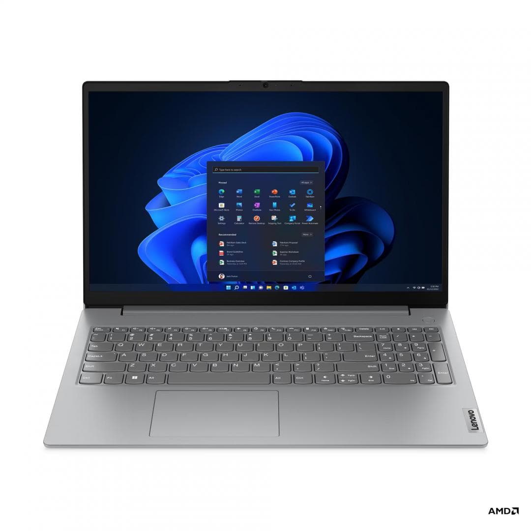 Laptop SMB Lenovo V15 G4 AMN, cu procesor AMD Ryzen 5 7520U, 15.6'' FHD TN, 16 GB DDR5, 512 GB SSD, AMD Radeon 610M, Windows 11 Pro