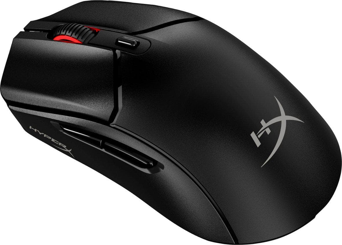 Mouse HyperX Pulsefire Haste Core 2 Wireless, rezolutie maxima 12000 DPI, conectivitate 2.4GHz Wireless / Bluetooth 5.2, polling rate pana la 1000 Hz, durata de viata baterie pana la 100 de ore in modul 2.4GHz highspeed, si pana la 200 de ore in modul Bluetooth 5.2, negru