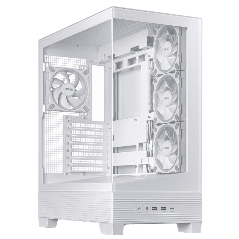 ASUS A31 Plus TG ARGB WHITE. Form factor: Midi Tower, Type: PC, Product colour: White. Side fans installed: 3x 120 mm, Rear fans installed: 1x 120 mm, Rear fans diameters supported: 120,140 mm. Supported HDD sizes: 2.5,3.5". Width: 238 mm, Depth: 511 mm, Height: 435 mm. Package width: 290 mm