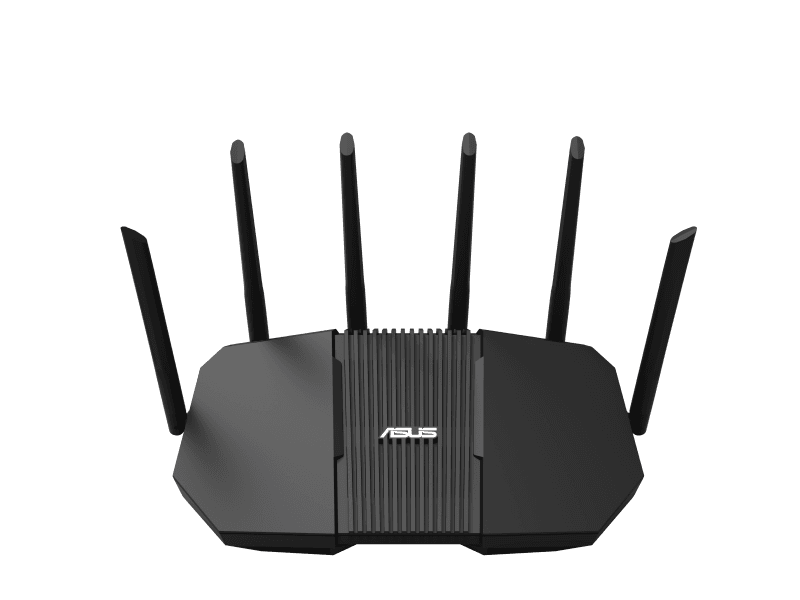 ASUS RT-BE90U BE9400 AiMesh. WAN connection type: RJ-45. Wi-Fi band: Tri-band (2.4 GHz / 5 GHz / 6 GHz), Top Wi-Fi standard: Wi-Fi 7  (802.11be), WLAN data transfer rate (max): 9400 Mbit/s. Ethernet LAN interface type: 2.5 Gigabit Ethernet, Ethernet LAN data rates:  2500 Mbit/s, VPN support: nstant