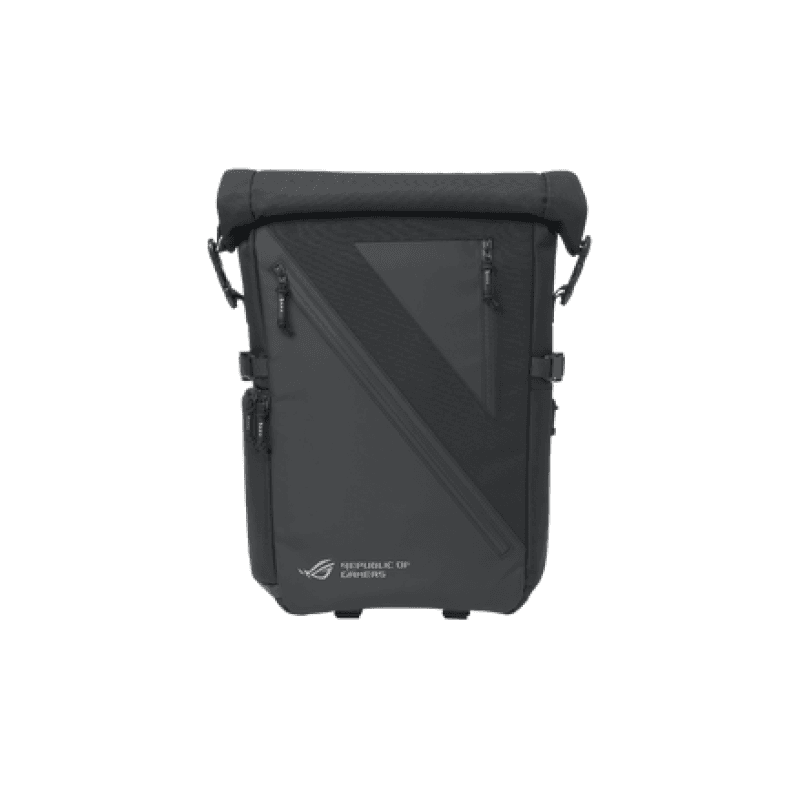 Geantă ROG Archer Backpack 17 (90XB07M0-BBP000), compatibil laptop 17″, design multi-compartimentat cu compartiment căptușit pentru laptop, buzunare interne pentru accesorii, acces frontal rapid, material rezistent la uzură, dimensiuni 52 × 30 × 17 cm, culoare negru