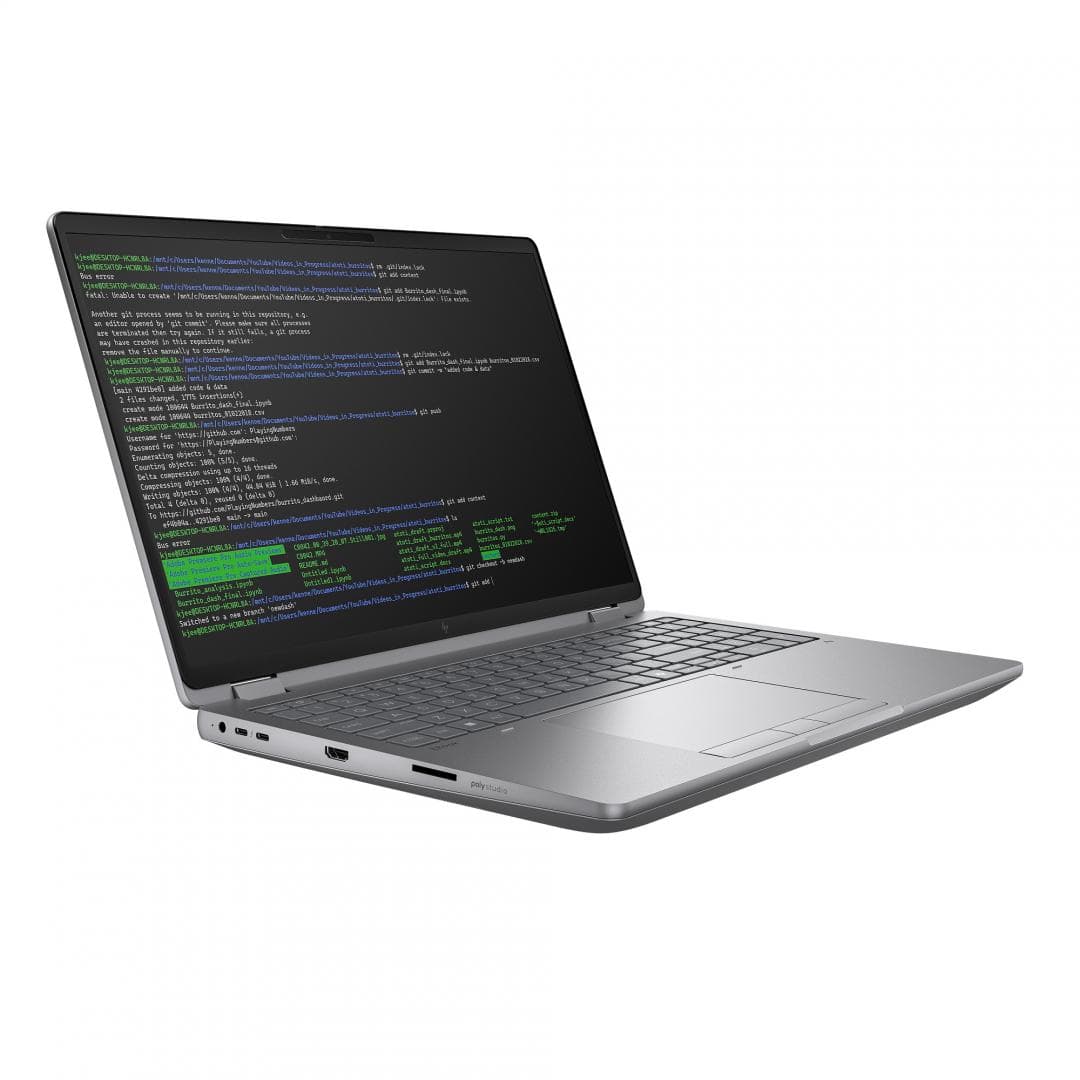 Laptop HP Zbook 16 Fury G1i cu procesor Intel Core Ultra 9-285HX 24 Core (2.8 GHz, up to 5.5GHz, 36MB), 16 inch WQUXGA, 64GB DDR5, SSD 2TB PCle-4x4 2280 NVMe, NVIDIA RTX PRO 4000 Blackwell 105W+ 16 GB, Windows 11 Pro 64bit High End, Dark Ash, 3yw Offsite