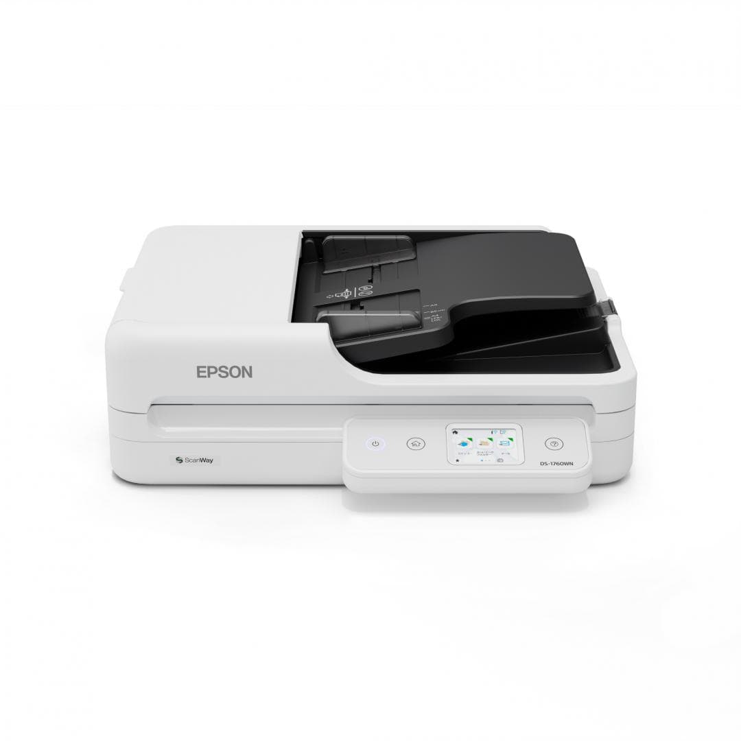 EPSON DS-1760WN DESKTOP A4 SCANNER, SCANNER, Tip Flatbed, Rezolutie 1.200 DPI x 1.200 DPI, ADF 600 DPI x 600 DPI, Formate hartie: A4 (21.0x29.7 cm), A5 (14.8x21.0 cm), A6 (10.5x14.8 cm), B5, B6, Letter, Letter Legal, Susra lumina: ReadyScan LED technology, Viteza scanare: Monochrome:30 pages/min -