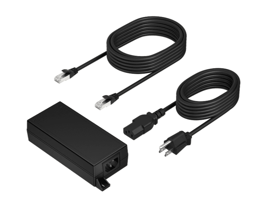 Poly PoE++ 65W 2.5G Adapter with 3.66m CAT6A Cable and Power Cord