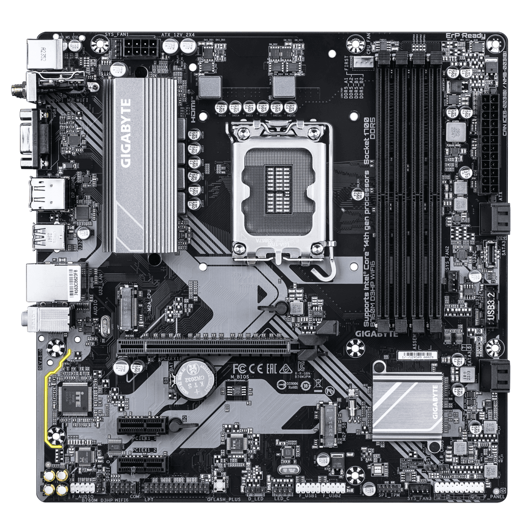 Placa de bază Gigabyte B760M D3HP WIFI6 LGA1700