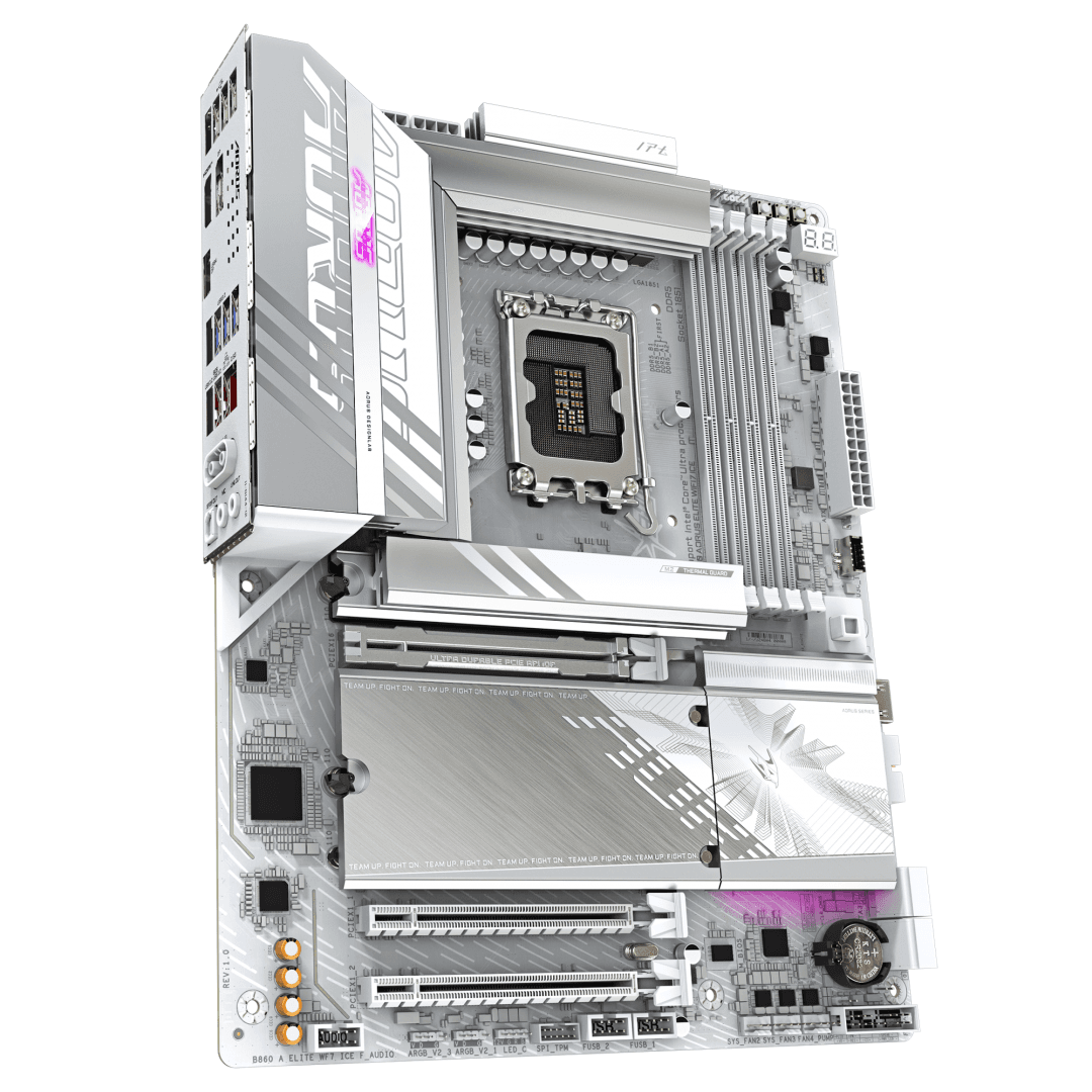 Placa de bază Gigabyte B860 AORUS ELITE WIFI7 ICE LGA1851