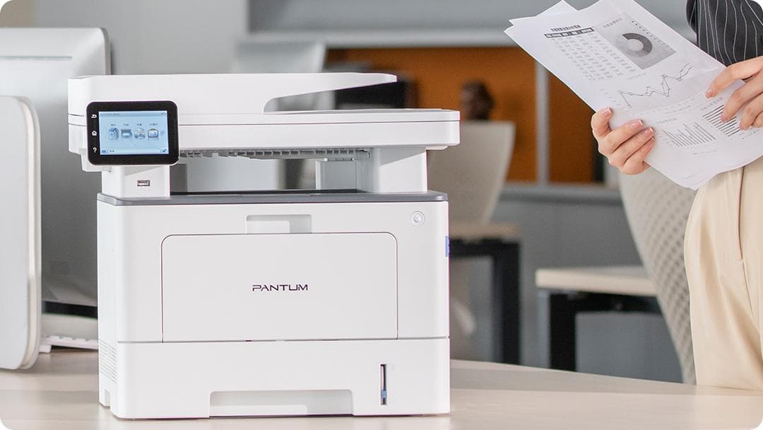 Multifunctional laser monocrom Pantum BM5110ADW  Imprimare/Copiere/Scanare, Dimensiune:A4, Viteza: Imprimare si copiere:40 ppm, Rezolutie: 1200 x 1200, Procesor: 1.2 GHz, memorie:512 MB,Ecran 3.5 inch touch screen, Interfata:High-speed USB 2.0,IEEE 802.3 10/100/1000Base-Tx,WiFi(2.4G/5G):IEEE