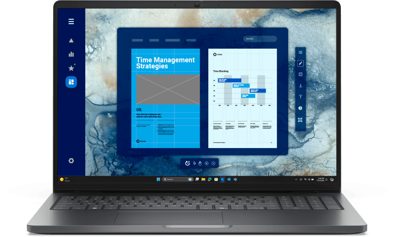 Laptop Business DELL Pro 16, cu procesor Intel Core 7 150U, 16'' IPS, 16 GB DDR5, 512 GB SSD, Intel Graphics, Windows 11 Pro