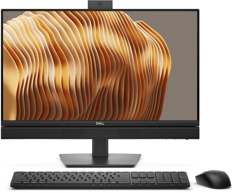 DELL PRO All-In-One QC24251, 24-inch Non-touch Panel, 35W CPU, FHD HDR Camera, WW, Intel(R) Core(TM) Ultra 5 235T vPro(R) (13 TOPS NPU, 14 cores, up to 5.0GHz), Integrated Graphics, 16 GB: 1 x 16 GB, DDR5, up to 5600 MT/s, non-ECC, 512GB SSD, 130 Watt A/C Adapter, Intel(R) Wi-Fi 6E AX211, 2x2