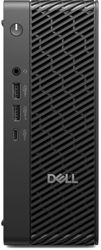 Dell Pro Max Micro FCM2250, 280W A/C Adapter, EPEAT5, 7.4MM Barrel, TCO10, ENERGY STAR Qualified, EPEAT Gold with Climate+, Intel Core Ultra 7 265 (30 MB cache, 20 cores, 20 threads, 1.8 GHz to 5.3 GHz, 65W), NVIDIA(R) RTX(TM) A1000, 8 GB GDDR6, 4 mDP to DP adapters, 16GB: 1 x 16 GB, DDR5, 5600