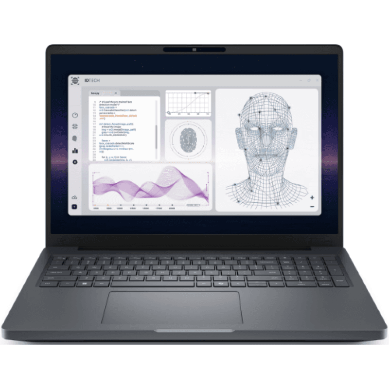 Laptop Workstation Dell Pro Max 16 Plus, cu procesor Intel Core Ultra 7 265HX, 16'' IPS, 32 GB DDR5, 1 TB SSD, NVIDIA RTX PRO 3000 12GB GDDR7, Linux