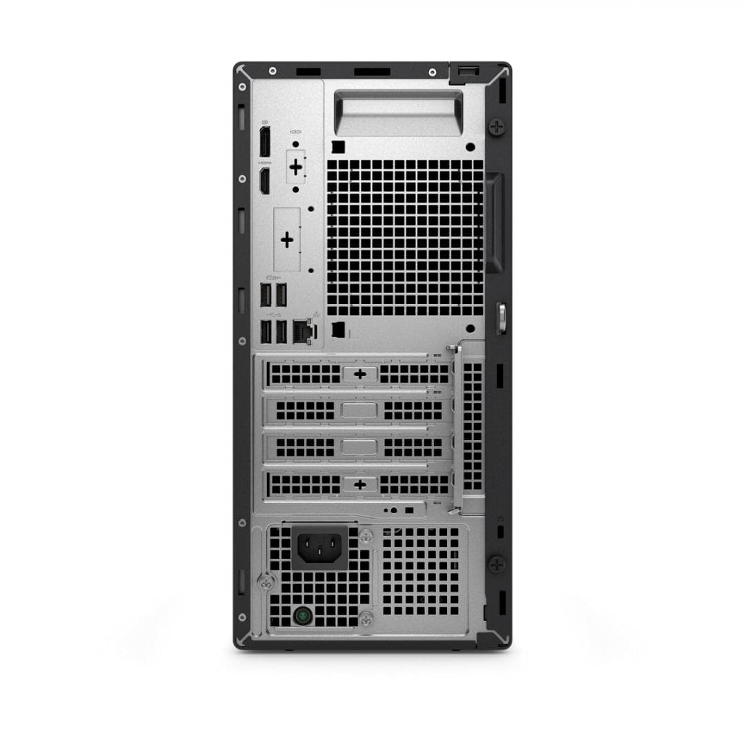 Dell Pro Tower QCT1255, 180W Bronze PSU, ENERGY STAR Qualified, EPEAT Silver with Climate+, AMD Ryzen 3 8300G (4 cores, up to 4.9GHz), Integrated Graphics, 8 GB: 1 x 8 GB, DDR5, up to 4800 MT/s, non-ECC, 512 GB, SSD, Internal speaker, 8x DVD+/-RW/RAM 9.5mm Slimline Optical Disk Drive, No Wireless