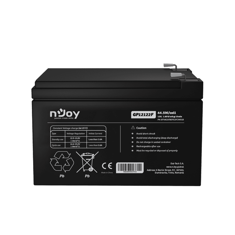 ACUMULATOR NJOY GP12122F 12V