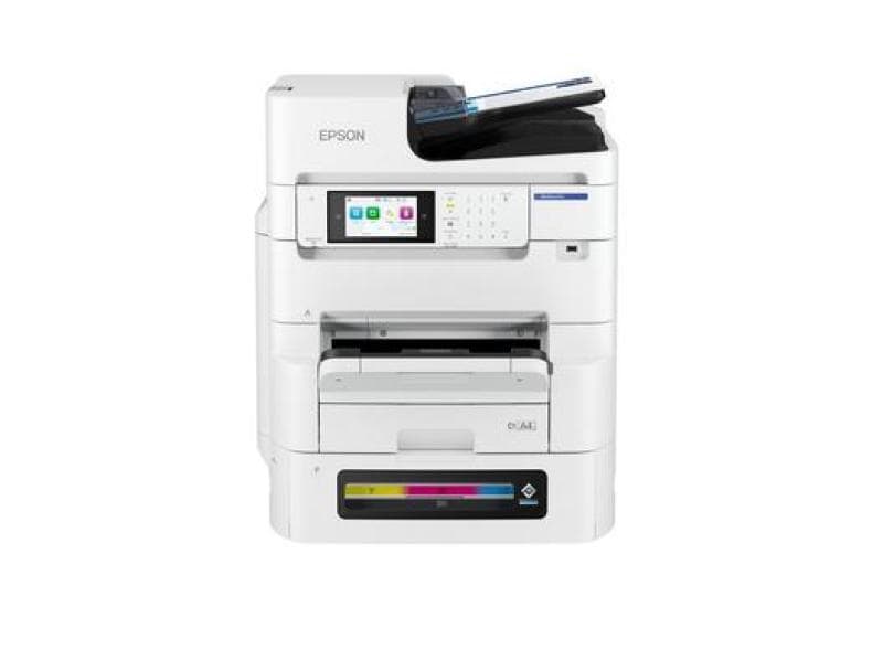 EPSON WF-Pro EM-C8101RDWF A3 RIPS COLOUR INKJET MFP, Tehnologie PrecisionCore™, Format A3, Functii: Print, Scan, Copy, Fax, FPO: 5.5 sec., Viteza printare: 35ppm mono si color, Duplex, Rezolutie: 4.800 x 1.200 DPI, Volum recomandat: 2.000-10.000, Max: 75.000 pagini/luna, Duplex scanare, 25IPM, 45