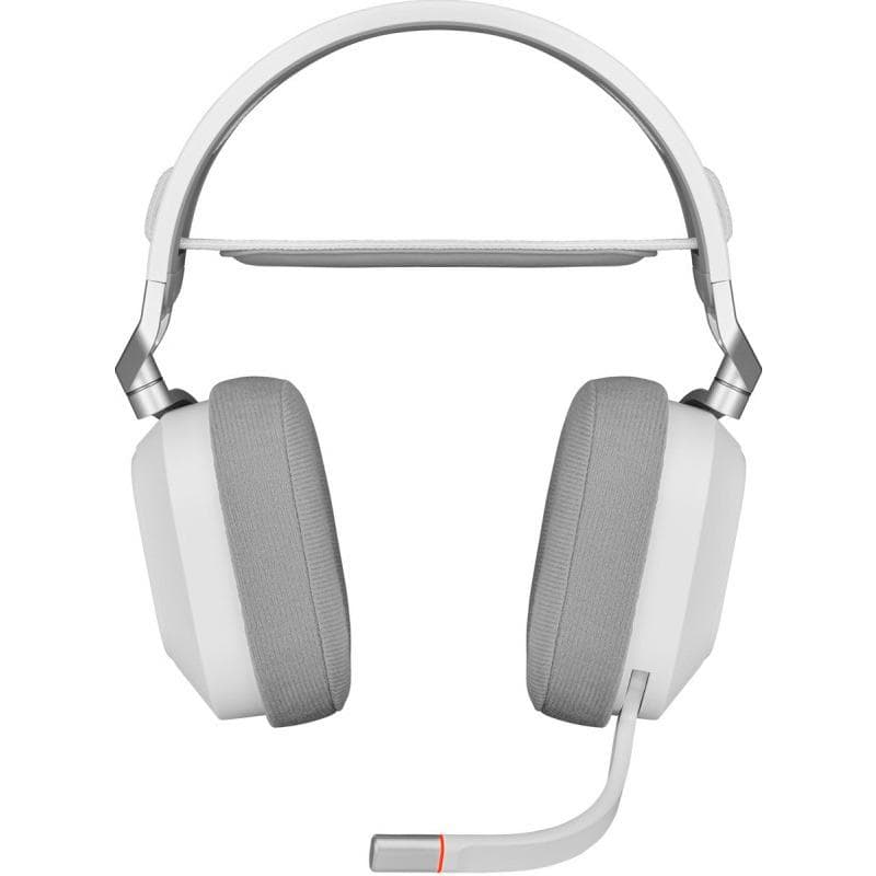 Casti cu microfon Corsair HS80 WIRELESS Surround 7.1, Multi-platform Gaming, 20Hz-40KHz, 32ohm, 116db, driver 50mm, autonomie baterie de pana la 20 de ore, alb
