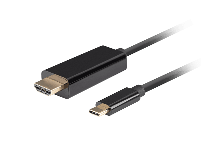 Cablu USB-C(M)  HDMI(M) 1,8 m 4K 60Hz negru