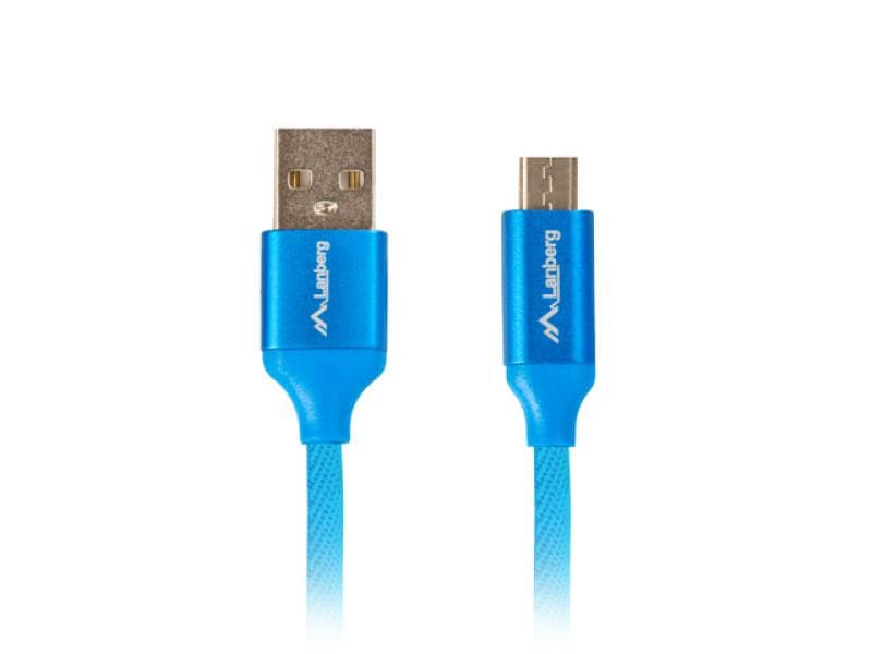Cablu USB Micro(M)  USB-A 2.0 1,8 m albs