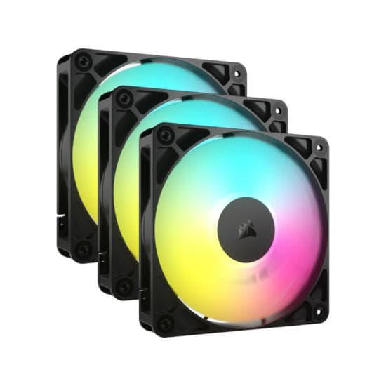 Ventilatoare CORSAIR RS120 ARGB 120mm PWM, 3x120mm