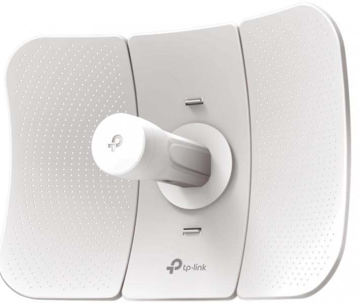 "5 GHz AC867 23 dBi Outdoor CPE Port: 1 × Gigabit Shielded Ethernet Port SPEED: 867 Mbps at 5 GHz FEATURE: 23 dBi, 30+ km, IP65 Weatherproof, Passive PoE, Centralized Management, Spectrum Analyzer, AP/Client/AP Router/AP Client Router"