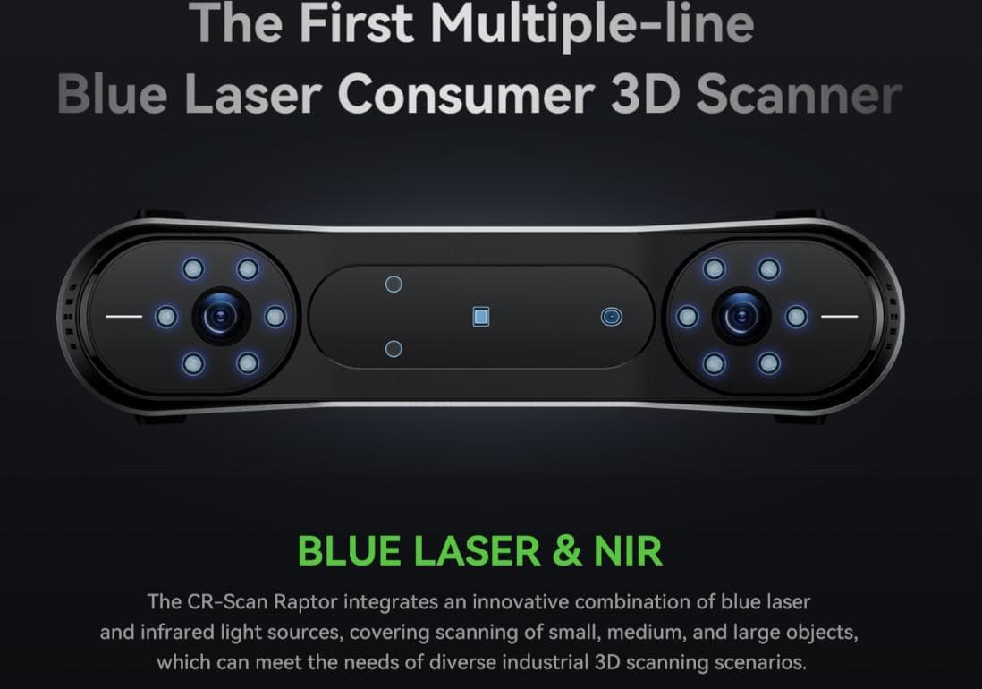 CREALITY 3D SCANNER CR-SCAN RAPTOR