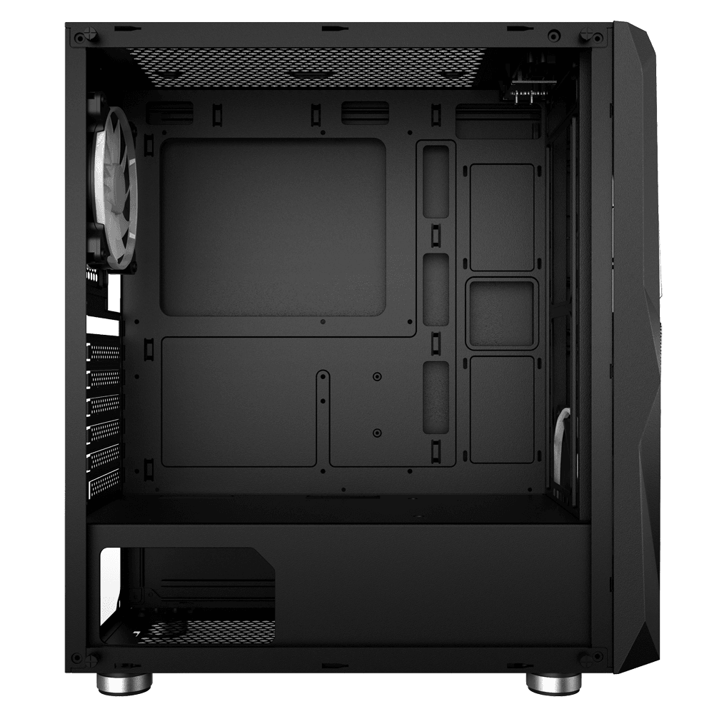Carcasa nJoy Fort, Mid Tower NEGRU