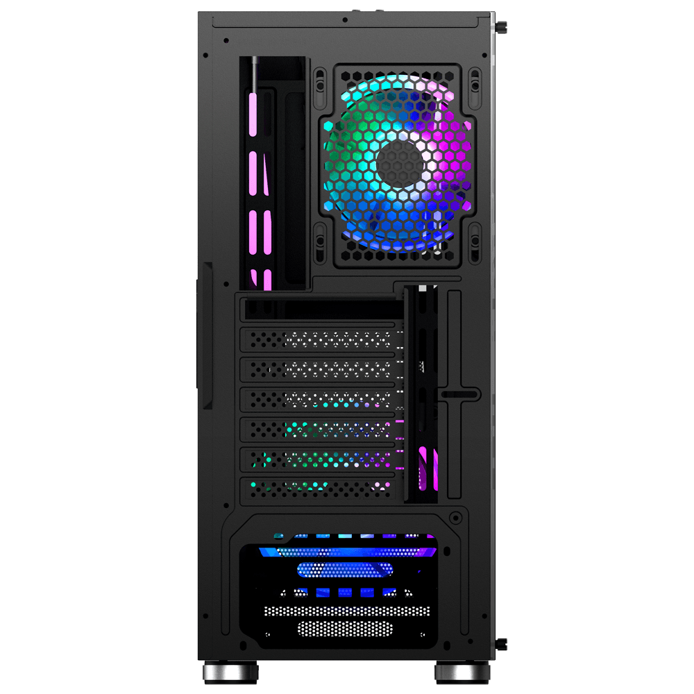 Carcasa nJoy Fort, Mid Tower NEGRU
