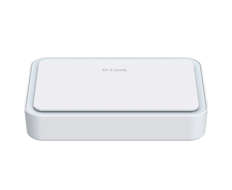 Router de calatorie D-Link DBR-330 AX3000 Wi-Fi 6, Hotspot WiFi Gigabit cu banda dubla portabil, acces securizat la distanta VPN, alimentare USB-C, partajare fisiere microSD/USB, suport WISP si hotspot 4G/5G