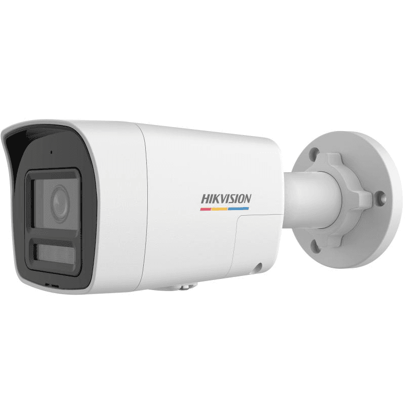 Camera de supraveghere IP Bullet 4MP ColorVu 3.0 Hikvision DS-2CD1047G3H-LIUF/SL(2.8MM), lentila fixa 2.8mm, iluminare: Color: 0.0001 Lux @ (F1.0, AGC ON)cu IR: 30m, microfon incorporat, difuzor incorporat, slot card de memorie: microSD/microSDHC/microSDXC maxim 512GB, interfata: 1 x RJ45 10 M/100 M